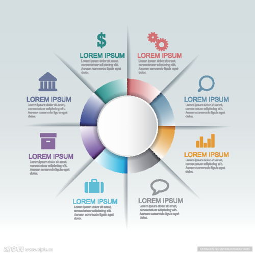 创意商务信息图设计图 提升商务信息服务的视觉沟通力